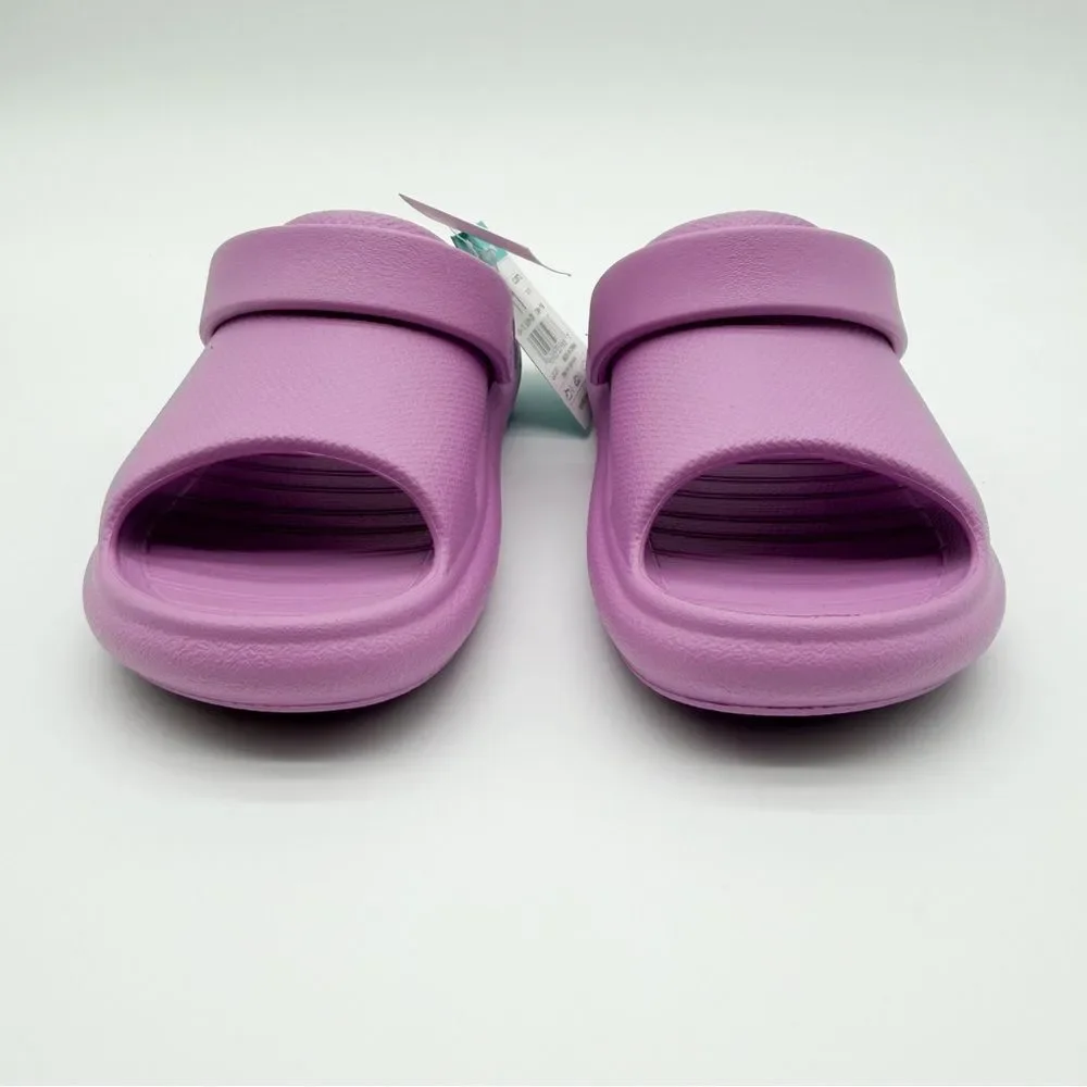 Reef Little Rio Slide Sandals Waterproof Lightweight Strap Purple Youth 11 NEW